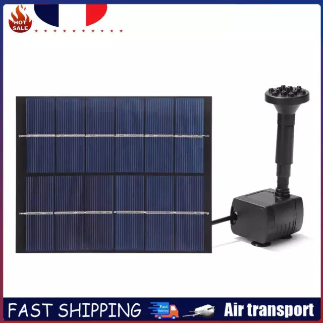 Solar Power Submersible Fountain Water Pump Kit for Garden Pool Pond Decoration