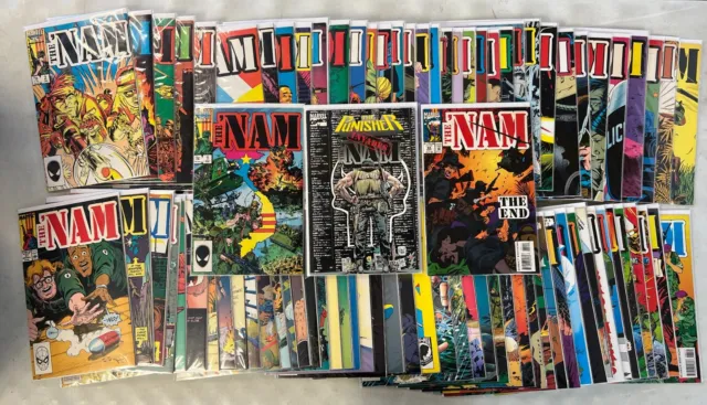Marvel Comics ~ THE NAM ~ Complete Run ~ 1-84 & Punisher Invades Nam ~ EXCELLENT