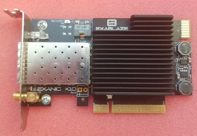 EXABLAZE CISCO EXANIC X10 Ultra-Low Latency Dual Port 10Gbe Nic, Xilinx ...