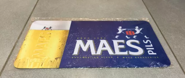 Tapis De Bar Bleu Biere Belge Belgian Beer Bier Maes Anno 1880 Brouwerijen Alken