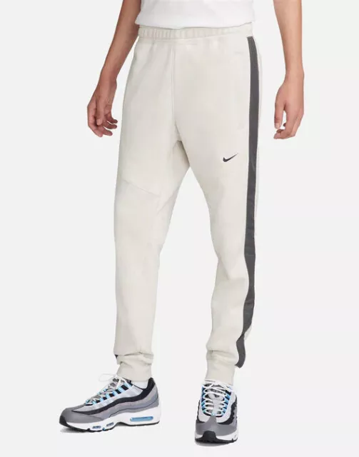 Pantaloni tuta Pants UOMO Nike Sportswear Band Grigio con tasche Cotone Felpat