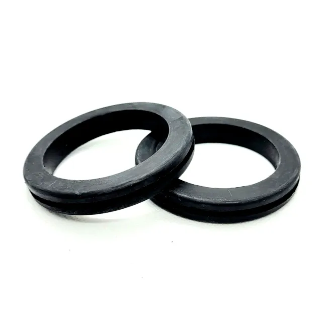 2 1/2" Panel Hole Rubber Grommets 2 1/8" ID for 1/8" Thick Wall Firewall Bushing