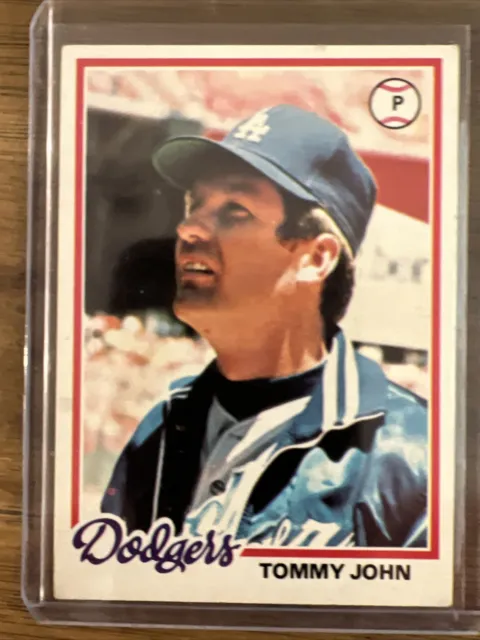 1978 TOMMY JOHN Topps #375 Los Angeles Dodgers carte de baseball ...