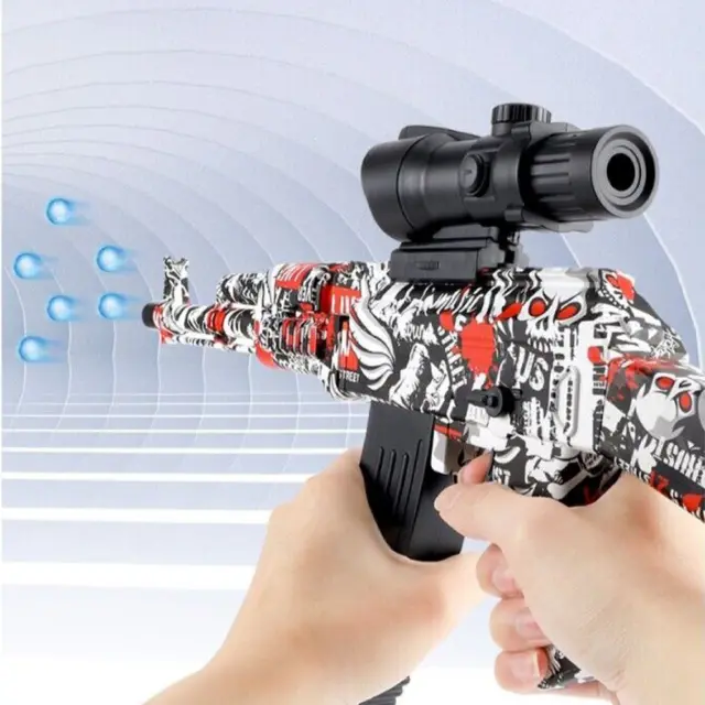 Automatic Electric Gel Ball Blaster Eco-Friendly Water Bead Blaster Gun Toy Game 3