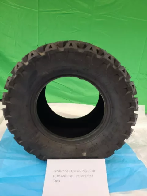 Predator Tout Terrain 20x10-10 Gtw Golf Cart Pneu pour Soulevé Chariots