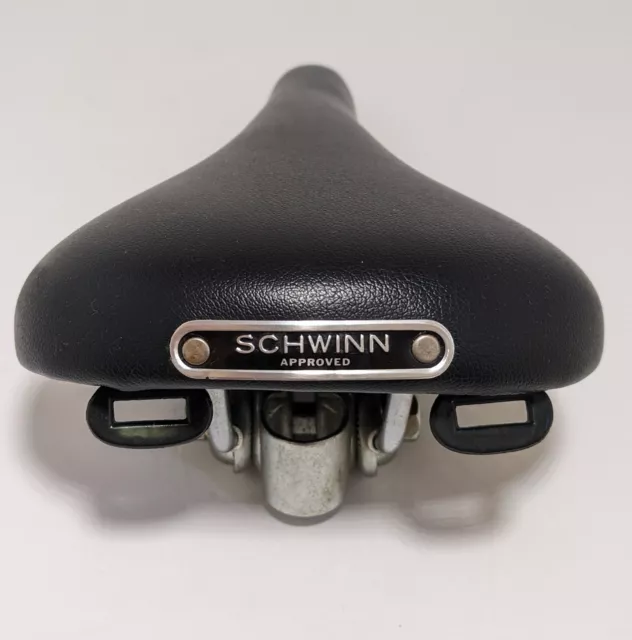 Schwinn Approved Bike Seat Saddle 10" w/Mounting Clamp