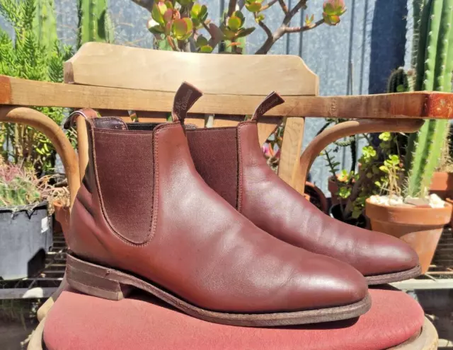 R.M.Williams Comfort Craftsman Boots - Rubber Sole - Tanbark - G