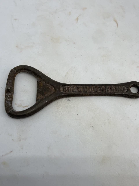 Rare Vintage Guinness Stout Cast Iron  Collectable Bottle Opener -Bull Dog Brand