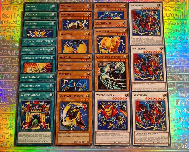 YU-GI-OH WATT DECK Core 12 Cards Complete 3 X AGOV-EN015, 38, 62, 85 2.99  - PicClick UK