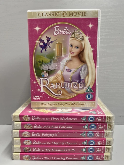 BARBIE CLASSIC MOVIE Collection - 7x DVD Bundle - Region 2&4 EUR 41,14