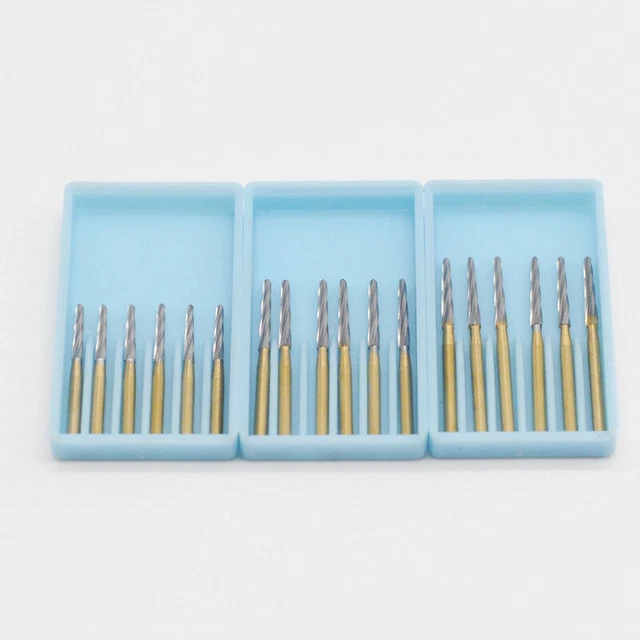 6 Pcs Dental ENDO-Z FG Burs Drills Carbide Tungsten Steel Trimming Finishing