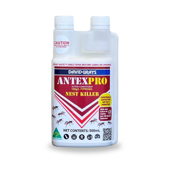 Fipronil 100g/L ANTEXPro Antex Pro Nest Killer 500mL  David Gray termite pest