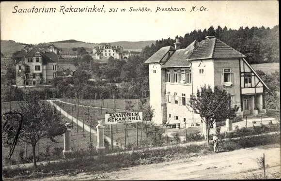Ak Rekawinkel Pressbaum in Niederösterreich, Blick auf das Sanatorium - 10115519