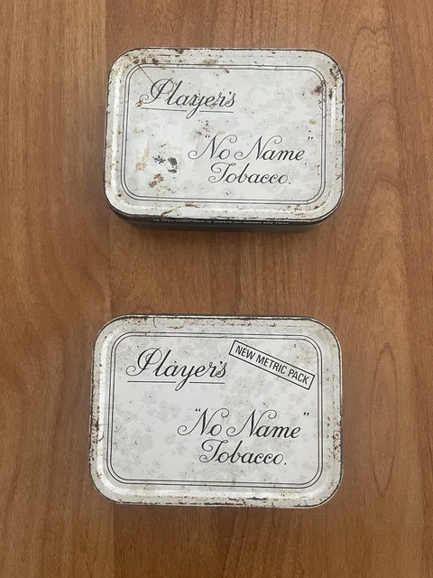 PLAYERS NO NAME Tobacco Tin £3.00