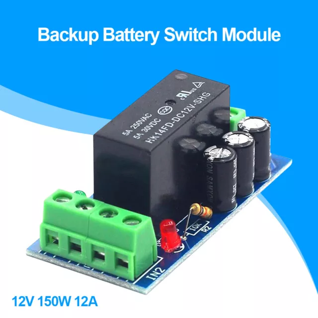 XH-M350 12V 150W Backup Battery Switch Module High Power Switch Control Boards 2