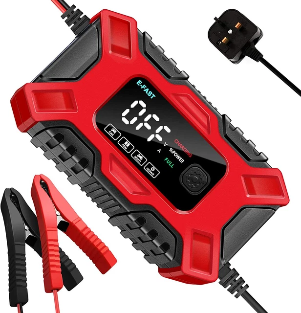 12V SMART CAR Battery Charger Automatic Jump Starter Pulse Repair AGM