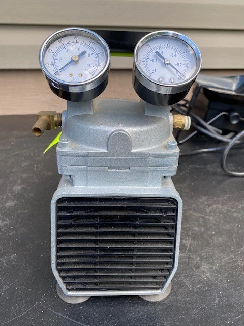 Gast DOA-P704-AA High-Capacity Vacuum Pump with Gauge, Regulator and Relief