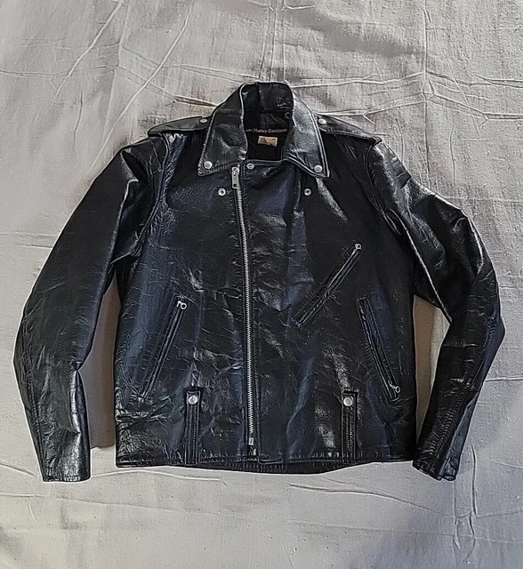 vintage amf harley davidson leather jacket