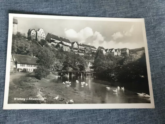 Wildberg Schwarzwald AK Postkarte 1942 Deutsche Reich Ansichtskarte Card 2WK WW2