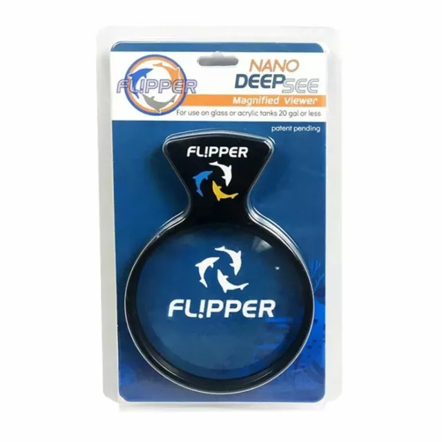 Flipper DeepSee Magnified Magnetic Nano Aquarium Viewer 3"  3x magnification