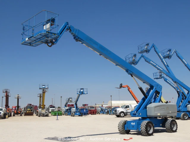2013 Genie S-85 85' 4WD Diesel Telescopic Boom Lift Man Aerial Platform