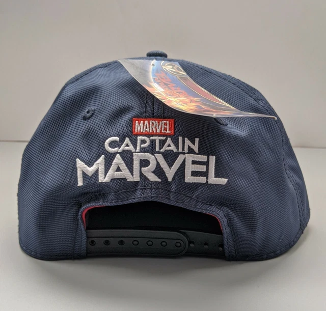 Chapeau de baseball Avengers Captain Marvel Snapback casquette réglable BioWorld neuf avec étiquettes 3