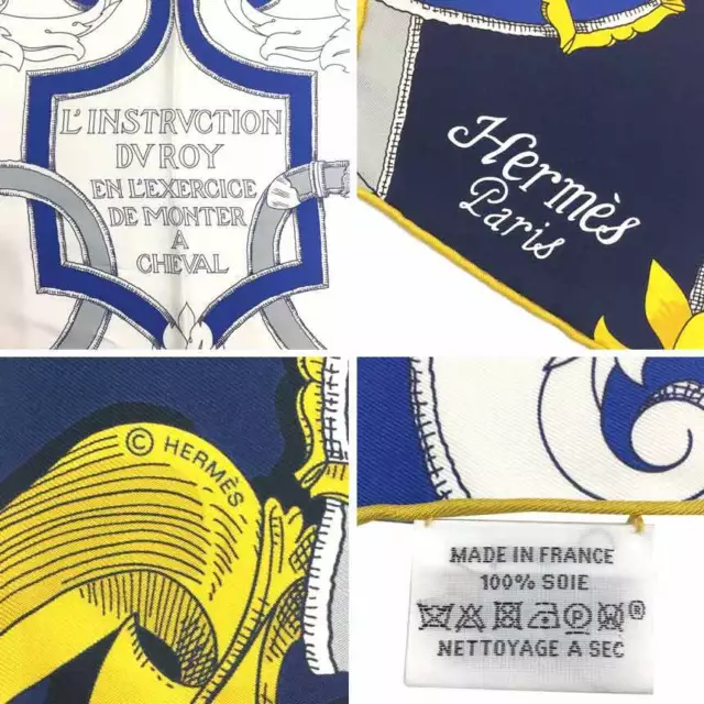 HERMES MAXI TWILLY L'INSTRVCTION DV ROY long scarf Stole AQ267 $292.47 ...