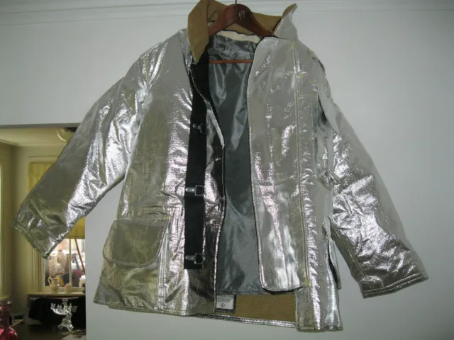 Janesville  Firefighter Proximity Jacket Size 42 x 32 R Aluminized  Slick 2000