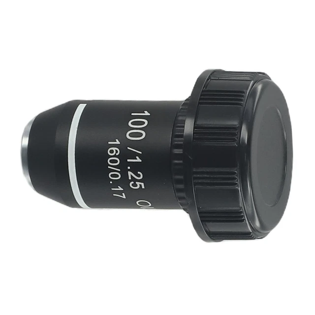 Obiettivo Microscopio CARMOTTER 4X-100X - Lenti Acromatiche Con Rivestimento Antiriflesso - Foto 2
