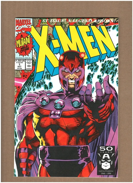 X-Men #1 Marvel Comics 1991 Magneto Cover Jim Lee art VF/NM 9.0