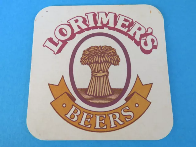 Beer Brewers Coaster ~*~ Lorimer's Scotland Brewery Formerly Caledonian Heineken