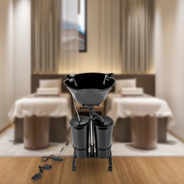 Friseur Haarwaschbecken Rückwärtswaschbecken Rückspülung Mobiles Höhenverstellba
