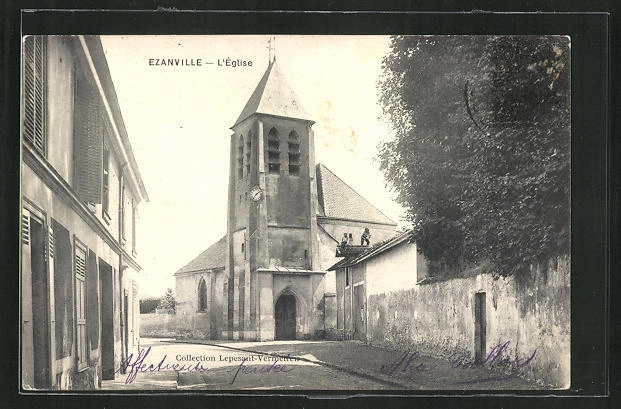 CPA Ezanville, The Church, Street View with the Church
