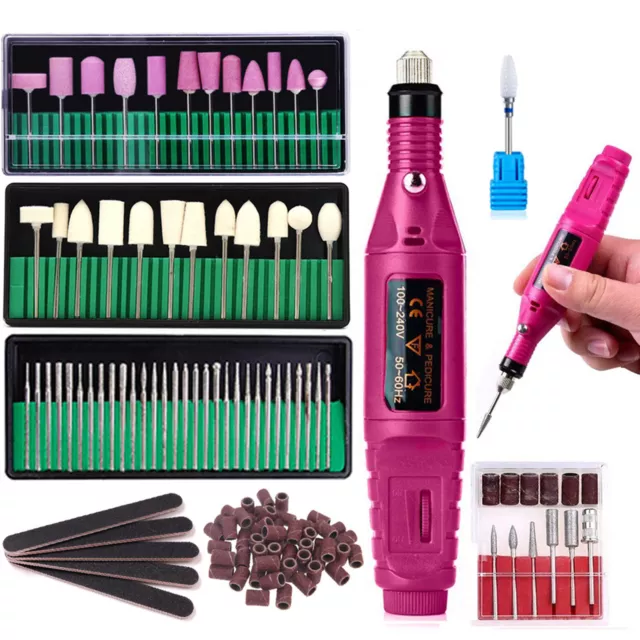 Professional Electric Nail File Drill Manicure Tool Pedicure Machine Set Kit AU