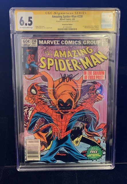 Amazing Spider-Man #238 CGC 6.5 SS Signed By John Romita Jr. W/Tattooz 🔥🔥🔥