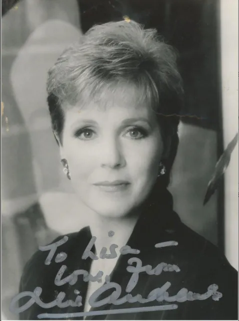 Julie Andrews Photograph Portrait Signed by the SUPER STAR! Full Letter COA inc