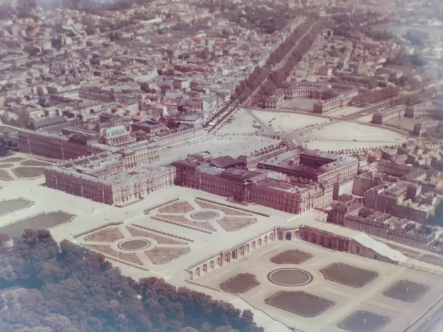 ANCIENNE PHOTO AÉRIENNE de ROGER HENRARD 1956  " Château de Versailles " -