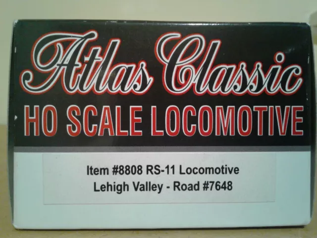 Ho Atlas Classic Alco Rs-11 Lehigh Valley Lv #7648 8808
