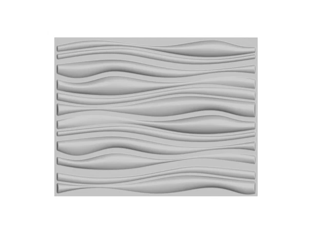 3D Wandpaneel - 1 Pack: 3 m² - Set aus 6 Teilen - ONDIA