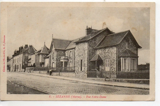 SEZANNE - Marne - CPA 51 - la rue Notre Dame 11