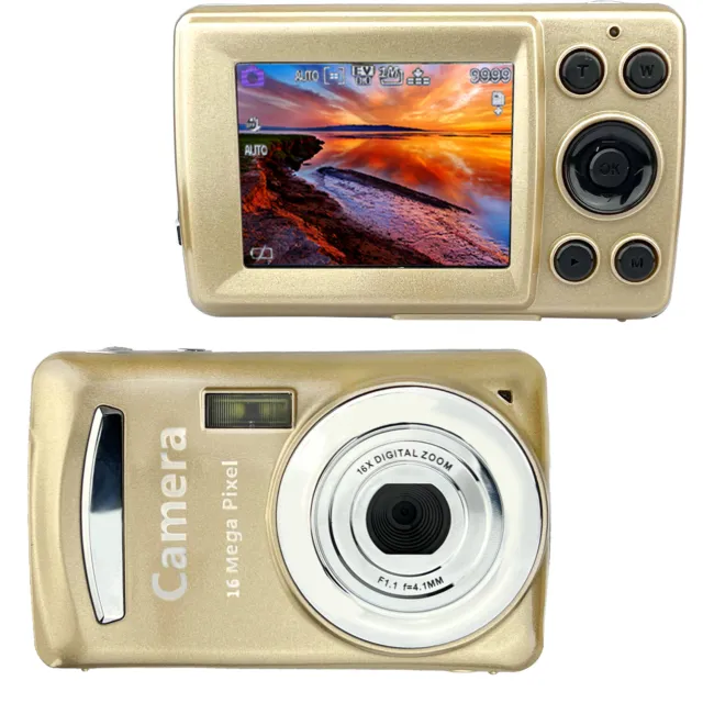 Digital Camera Video Recorder 2.4 Inch LCD Screen 4X Zoom 16MP
