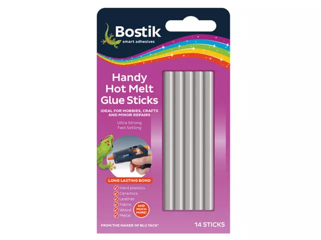 Bostik Handy Hot Melt Glue Sticks (Pack 14) BSTHGSAP