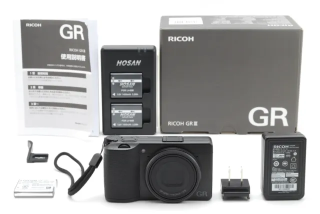 READ!! 【Mint w/ Box】 Ricoh GR III 24.2MP APS-C Digital Black Camera From JAPAN
