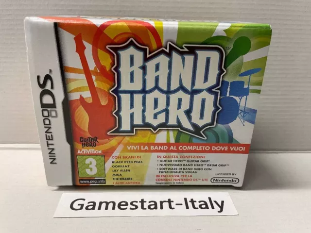 Band Hero + Drum Grip - Nintendo Ds - Nuovo Sigillato Pal Version - New Sealed