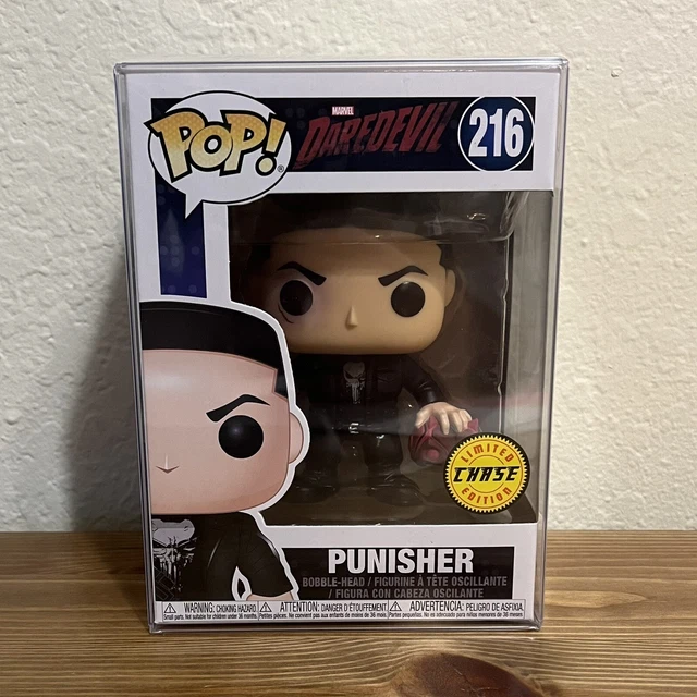FunKo POP! Marvel Daredevil #216 Punisher CHASE With Protector