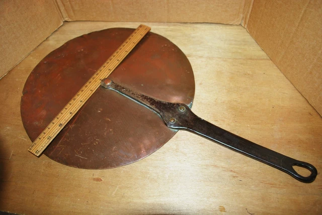 Antique Large French Copper Pan Lid 12 Inch Antique Large French Copper Pan Lid 12 Inch