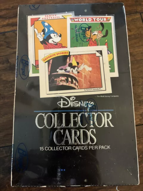 1991 Impel Disney Collector SEALED Box 36 Packs Trading Cards