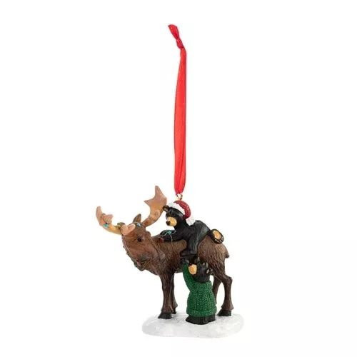 Big Sky Carvers Bearfoots Moose and Friends Ornament (New for 2023)