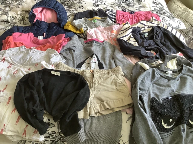4-6 Year Girls Bundle Fat face Next John Lewis H&M 17 Items Jacket Dresses Xmas