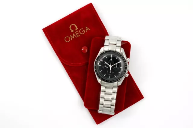 Watch Box  Omega Rosso Pochette Tessuto Floccato Antigraffio Made Italy New